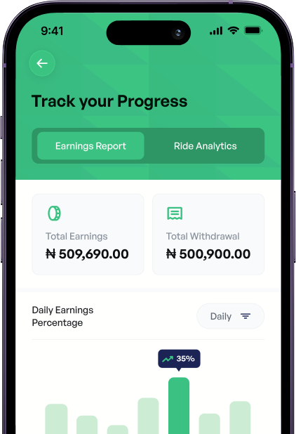 image of a mobile phone showing cruz booking platform